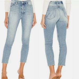 Mother Superior The Button Fly Dazzler Ankle in I Confess Wash Size 25